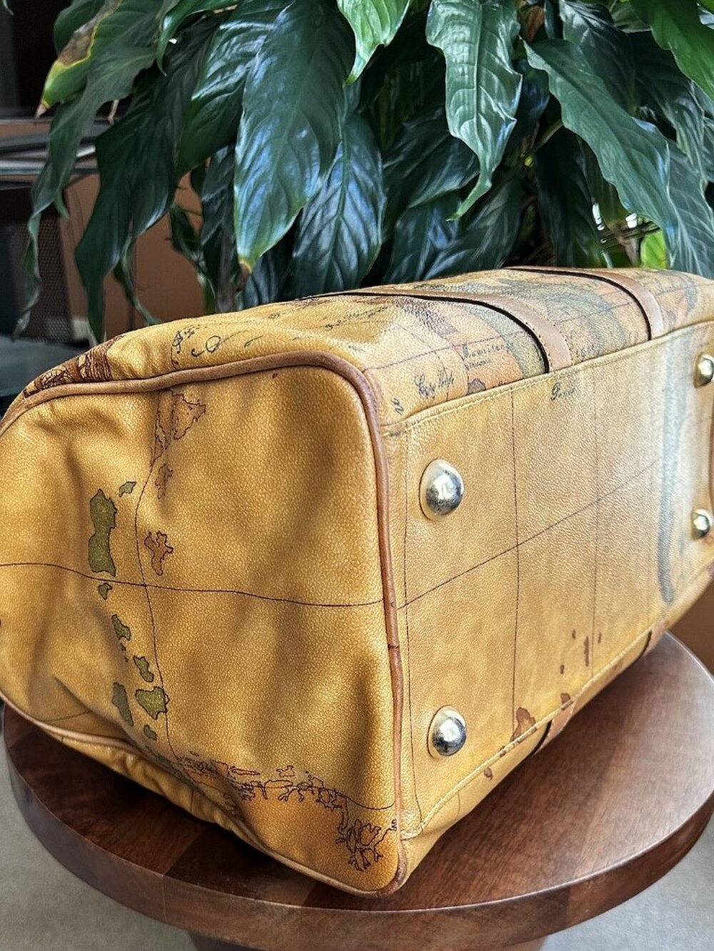 ALVIERO MARTINI Geo Classic Duffle Bag, Honey Tan - Picture 12 of 13